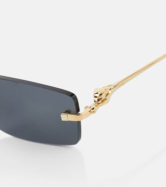 Panthère De Cartier rectangular sunglasses | Cartier Eyewear Collection