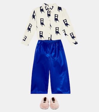 Metallic flared pants | Bobo Choses