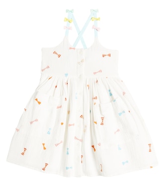 Besticktes Kleid aus Baumwolle | Stella McCartney Kids