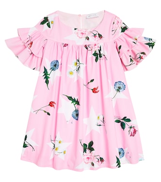 Floral cotton dress  | Monnalisa