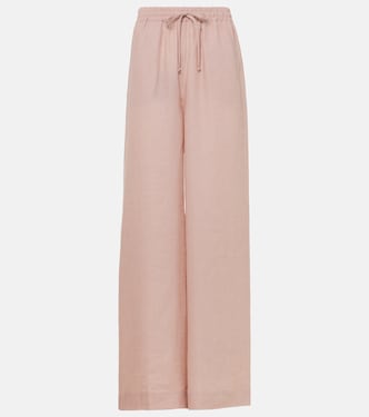 Weite Hose Graysen aus Leinen | Loro Piana