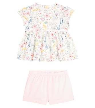 Baby - Abito e culottes in misto cotone | Il Gufo