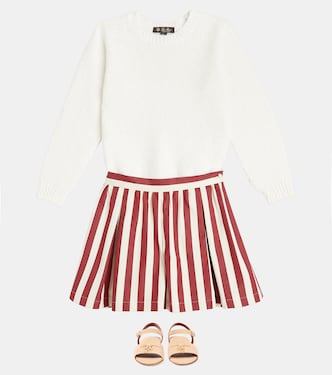 Shorts in cotone a righe | Loro Piana Kids