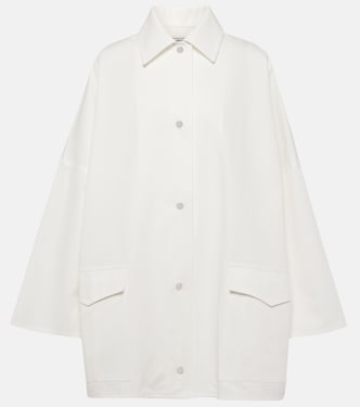 Chaqueta oversized de sarga de algodón | Toteme