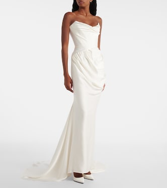 Bridal Vaida satin corset gown | Vivienne Westwood