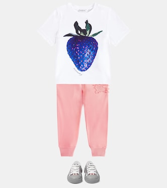 T-shirt Cedar Strawberry in cotone | Burberry Kids
