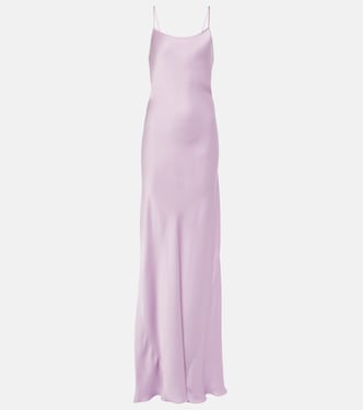 Robe aus Satin | Victoria Beckham