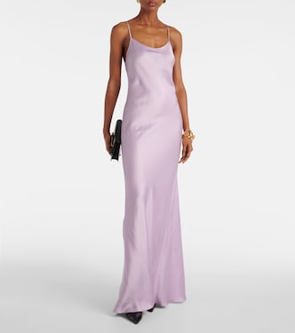Robe aus Satin | Victoria Beckham