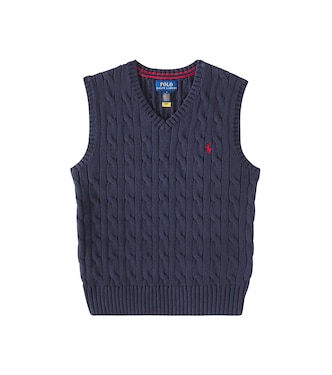 Veste sans manches en coton | Polo Ralph Lauren Kids