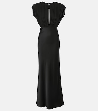 Robe longue Randers en satin de soie | Max Mara