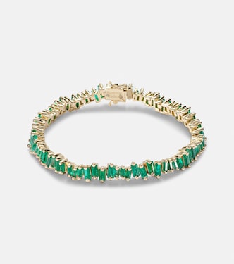 Armband aus 18kt Gelbgold mit Smaragden | Suzanne Kalan