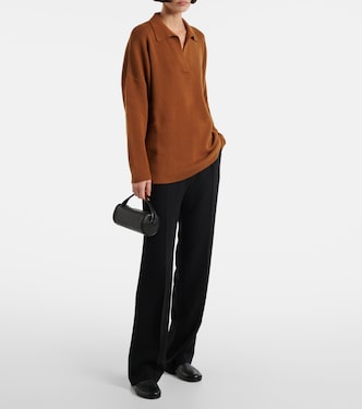 Louise wool and cashmere polo sweater | Fforme