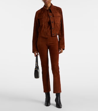 Top in suede con scollo all’americana  | Stouls