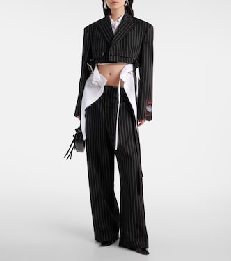Blazer raccourci en laine | Jean Paul Gaultier