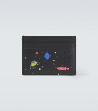X Suna Fujita Kartenetui Simple Deep Sea aus Leder | Loewe