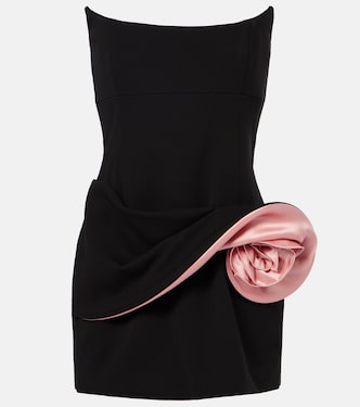 Floral-appliqué bustier dress | Magda Butrym