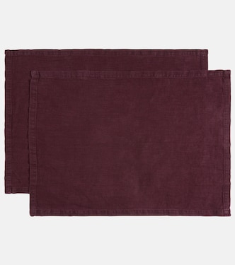Set of 2 linen placemats | Once Milano