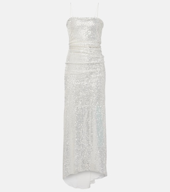 Slipdress mit Pailletten | Jacques Wei