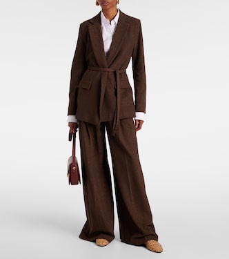 Blazer Uberta in jacquard di misto cotone | Max Mara