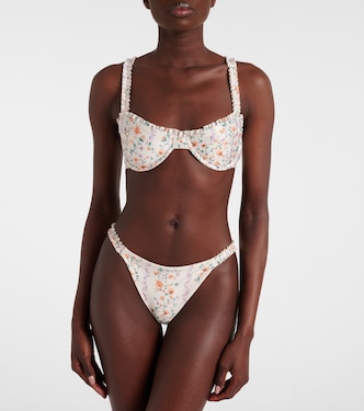 Braga de bikini Vera floral | Agua by Agua Bendita