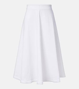 Jupe midi Varda en coton mélangé | Altuzarra