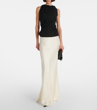 Jupe longue à taille haute | Victoria Beckham
