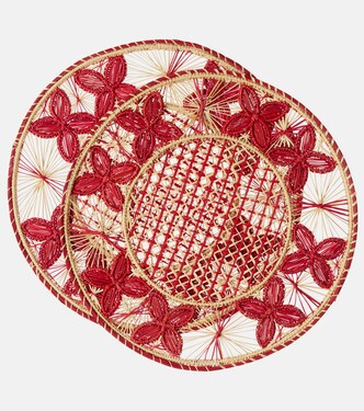 Louloudi set of 2 wicker placemats  | Cabana