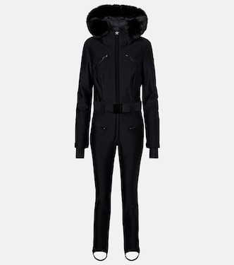 Glisser faux fur-trimmed ski jumpsuit | Goldbergh