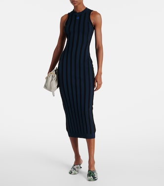 Anagram striped maxi dress | Loewe
