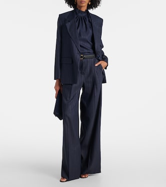 Modern Sophistication linen-blend top | Dorothee Schumacher