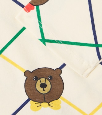 T-Shirt Bear Check aus Jersey | Mini Rodini