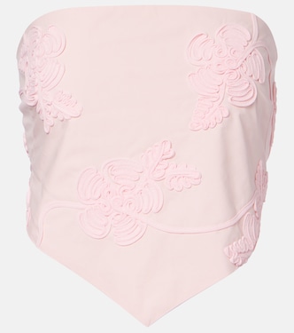Top bustier en coton | Rotate