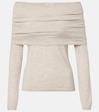 Faretra off-shoulder cashmere sweater | Max Mara