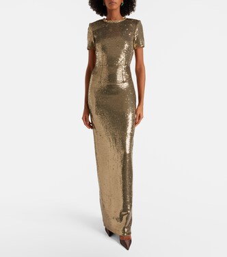 Vestido de fiesta con lentejuelas y cristales | Roland Mouret