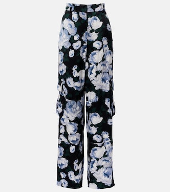 Printed satin pajama pants | Stella McCartney
