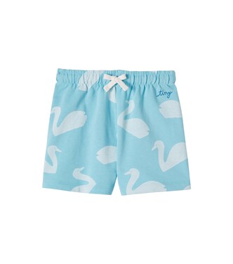 Big Swans cotton shorts | Tinycottons