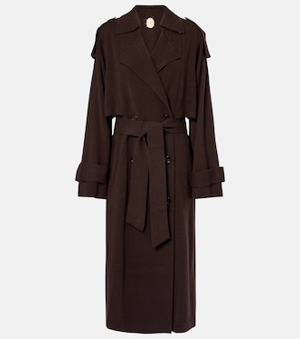 Wool and cashmere trench coat | Jardin des Orangers