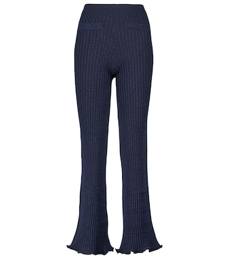 x Kimura Tsunehisa ribbed wool pants | Rabanne