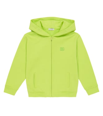 Sudadera con capucha de algodón con logo | Dolce&Gabbana Kids