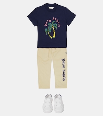 T-Shirt aus Baumwoll-Jersey | Palm Angels Kids