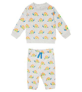 Bébé – Ensemble sweat-shirt et pantalon de survêtement en coton | Stella McCartney Kids