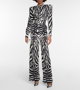 Zebra-print cutout jumpsuit | Dolce&Gabbana