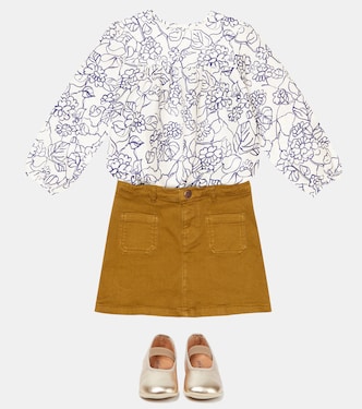 Bluse aus Leinen und Baumwolle | Bonpoint