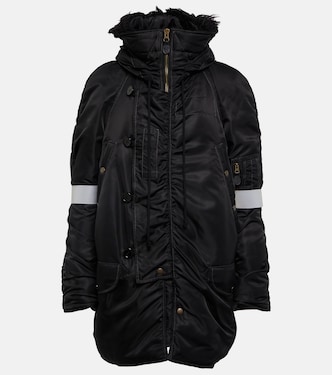Chaqueta acolchada de pelo sintético | MM6 Maison Margiela