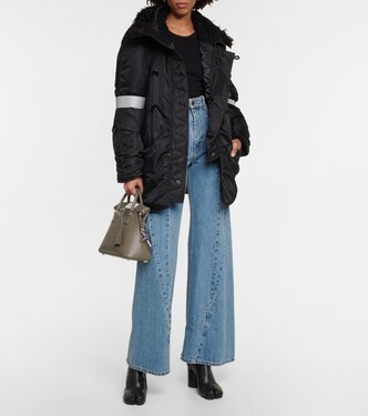 Giacca imbottita con pelliccia sintetica | MM6 Maison Margiela