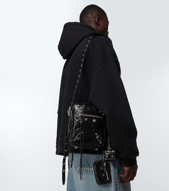 Le Cagole leather crossbody bag | Balenciaga