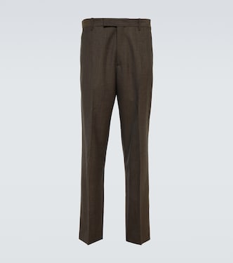 Pantalones rectos Elijah de lana | The Row