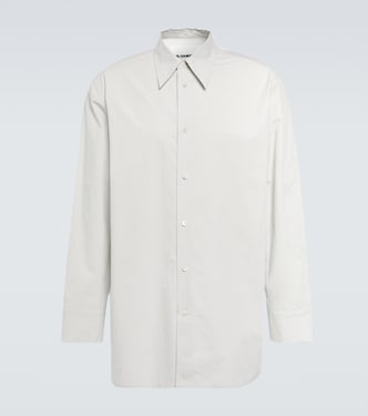 Camicia in popeline di cotone gessato | Jil Sander