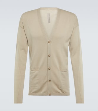 Cardigan Peter in lana e cotone | Rick Owens