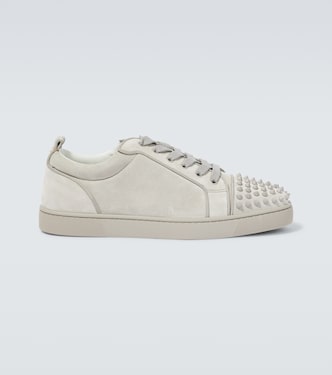 Sneakers Louis Junior Spikes aus Veloursleder | Christian Louboutin